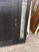 Exterior Fiberglass Deco Door With 2 Side Lites 63 1/2"x81 1/2" RH