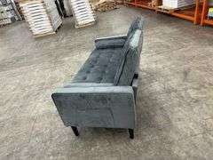 Gray Modern Style Loveseat