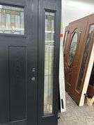 Exterior Fiberglass Deco Door With 2 Side Lites 63 1/2"x81 1/2" RH