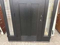 Exterior Fiberglass Deco Door With 2 Side Lites 63 1/2"x81 1/2" RH