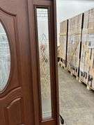 Exterior Fiberglass Deco Door With 2 Side Lites 63 1/2"x81 1/2" RH
