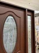 Exterior Fiberglass Deco Door With 2 Side Lites 63 1/2"x81 1/2" RH
