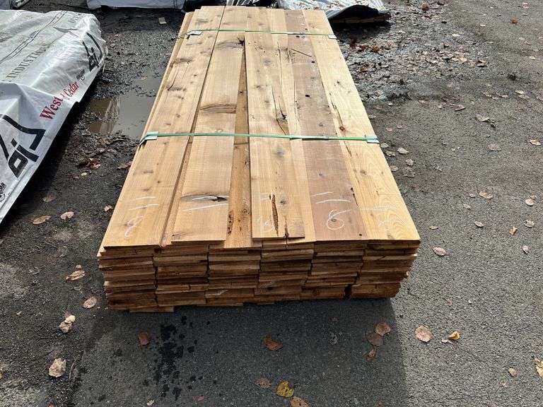 Western Red Cedar Bevel Lap Siding 11/16"x6"x8'