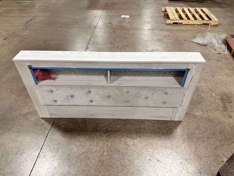 Altyra Queen Panel Upholstered Headboard