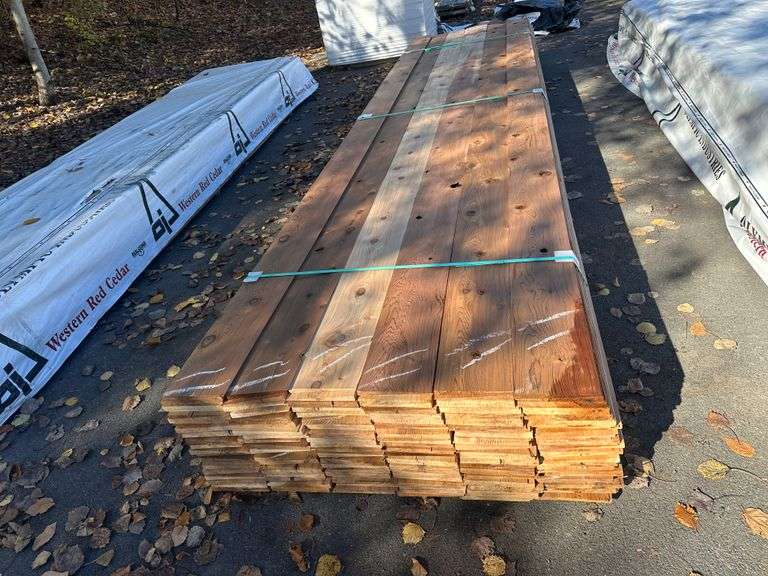Western Red Cedar Bevel Lap Siding 11/16"x8"x16'
