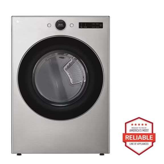 LG 7.4 cu. ft. Capacity Smart Front Load Electric ENERGY STAR Dryer