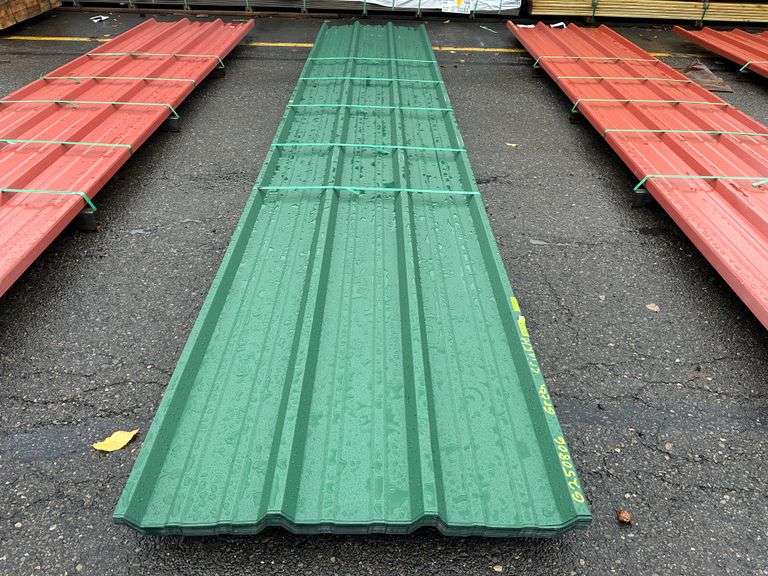 Evergreen Textured Corrugated Metal R-Panel 3'x16'