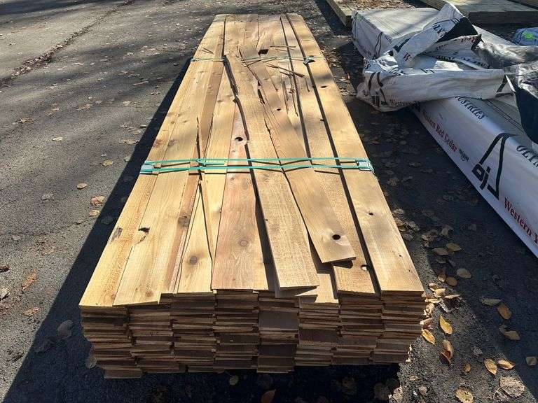 Western Red Cedar Bevel Lap Siding 11/16"x6"x16'