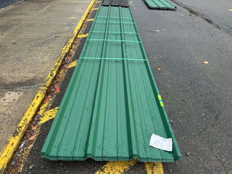 Evergreen Textured Corrugated Metal R-Panel 3'x16'