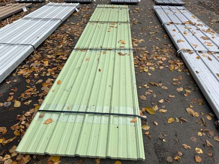Green Primer Corrugated Metal Panel 3'x16'