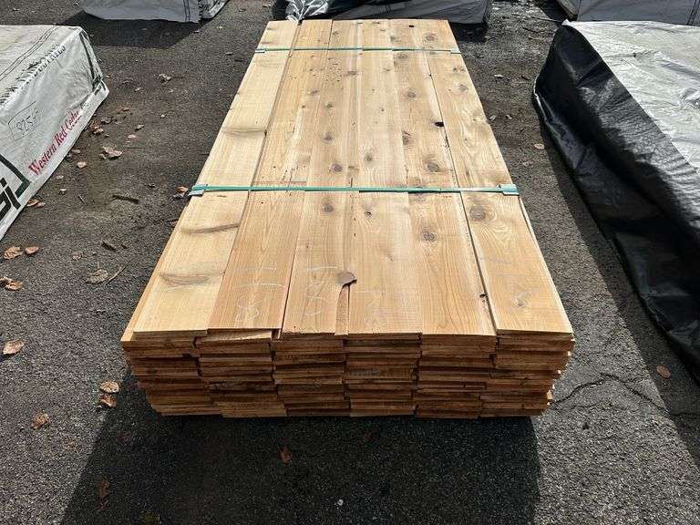 Western Red Cedar Bevel Lap Siding 11/16"x6"x8'