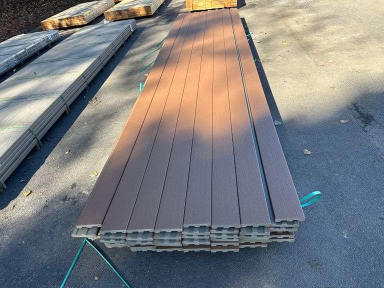 Dark Teak Composite Decking 5/4"x6"x16'