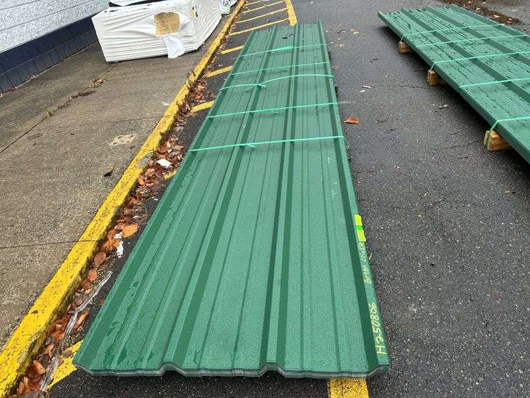 Evergreen Textured Corrugated Metal R-Panel 3'x16'