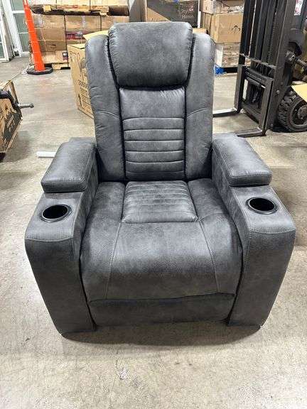 Ashley Furniture Soundcheck Power Recliner With power Adjustable Headrest