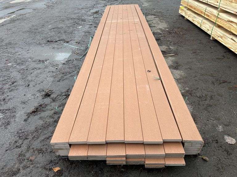 Promenade PVC Square Edge Decking 5/4"x6"x20'