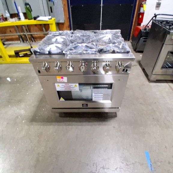 Forno Freestanding Gas Range Model Stainless Steel