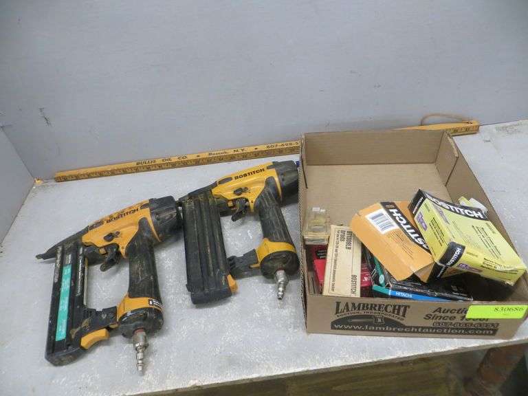 Bostitch 18ga Finish Nailer & Crown Stapler, Brads & Staples