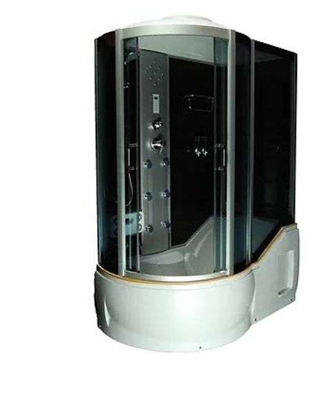 Black Luxury Shower/Tub 32"x60" LHD Jetted, With Many Accessories