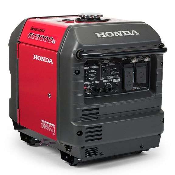 3000-Watt Super Quiet Electric and Recoil Start Gasoline Powered Inverter Generator with 30 Amp Outl