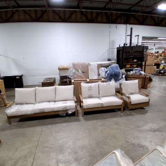 Outdoor Teak Wood Sofa Set