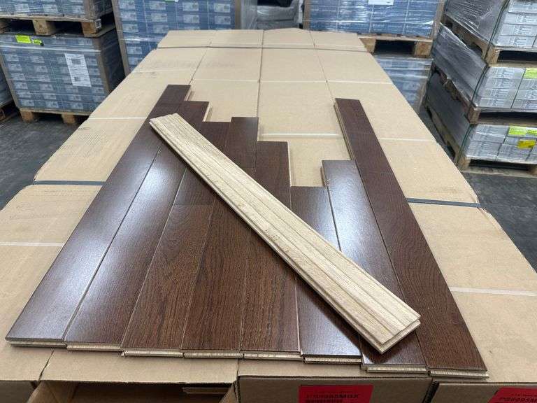 Metro Brown Prefinished Hardwood Flooring 3/4"x3 1/4"xRL