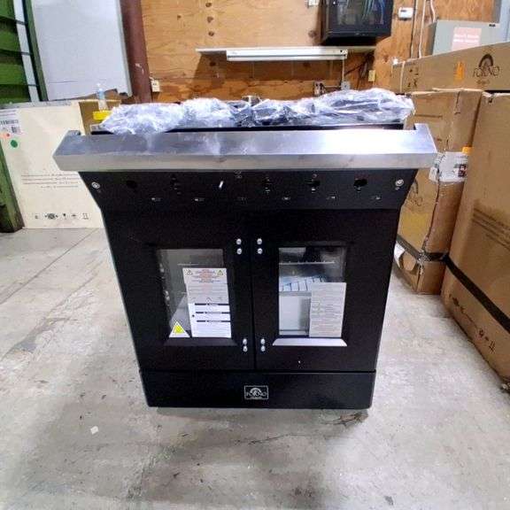 Forno Double Oven Gas Range Stainless Steel Black