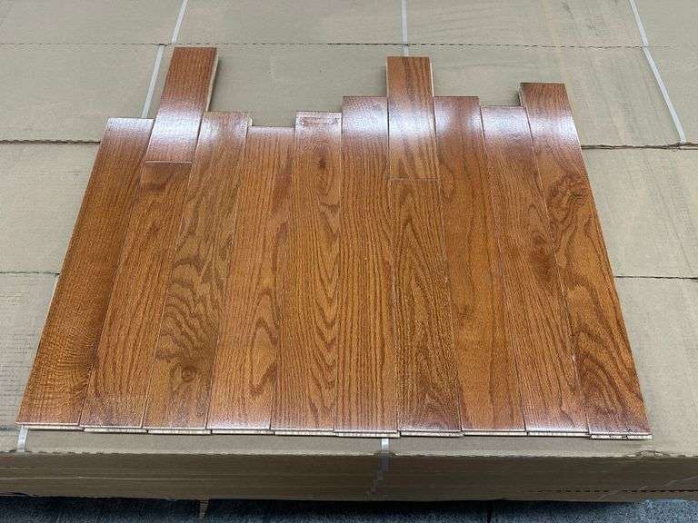 Gunstock High Gloss Prefinished Hardwood Flooring 3/4"x3 1/4"xRL