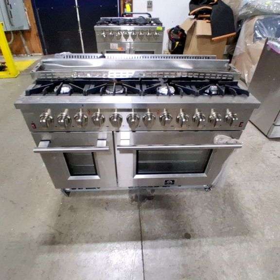 Forno Stainless Steel Gas Range Double Oven