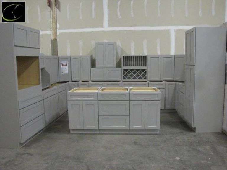 Stone Harbor Gray Kitchen Cabinet Set 10'x16'x10'