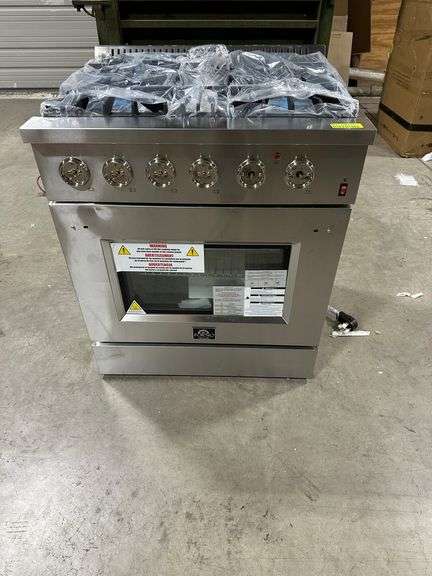 Forno Free Standing 5-Burner Stainless Steel Range Oven