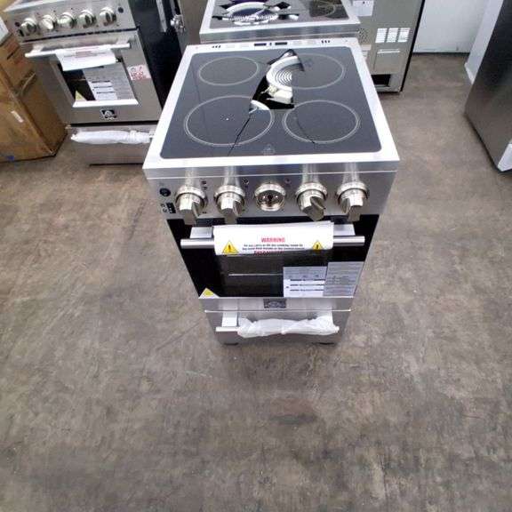 Forno Electric Range FFSel6052-20 4-Burner Cooktop Stainless