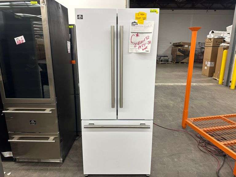 Forno Gallipoli 30" 17.5 Cu. Ft. No Frost French Door Refrigerator