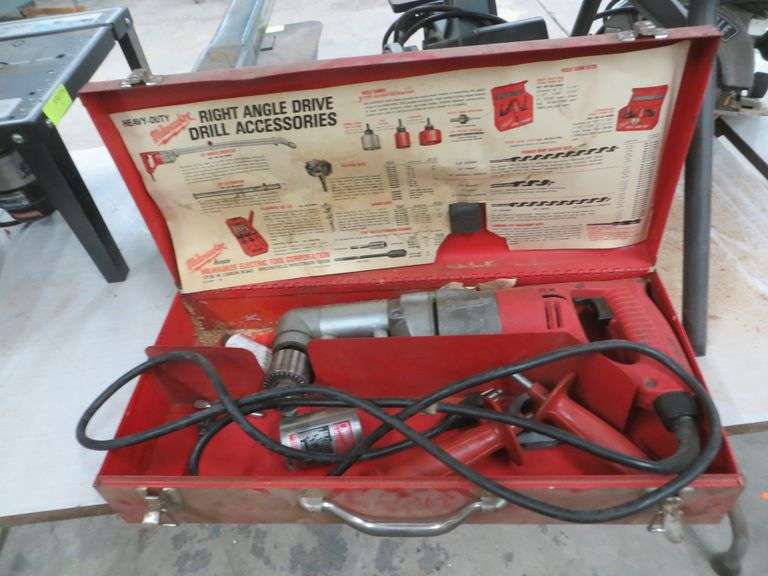 Milwaukee Right Angle Drill w/ Steel Case