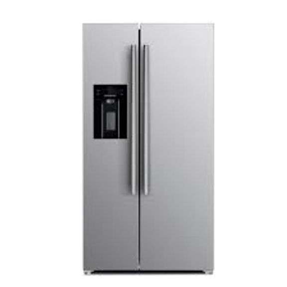 Forno Salerno 36" Side by Side Stainless Steel Refrigerator 20 cu Ft