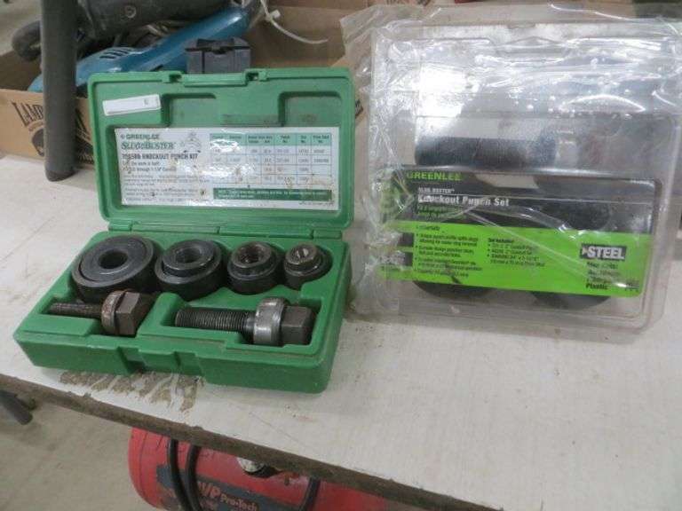 Greenlee Knockout Punches 1/2" to 2" (2) Lambrecht Auction, Inc.