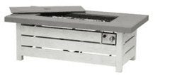 Sunbury White LP Gas Fire Pit