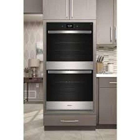 10 Cubic Feet Double Smart Wall Oven With Air Fryer