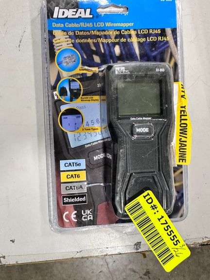 Wiremapper IDEAL Data/Ethernet LCD Wiremapper - Lambrecht Auction, Inc.