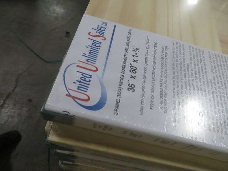 Interior Knotty Pine Door 36"x80" RH 2 PNL (Unassembled)
