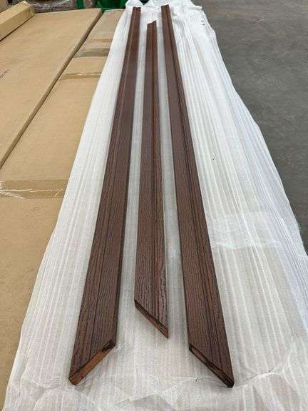 Stained Red Brown Mahogany Brickmold 12x36x12