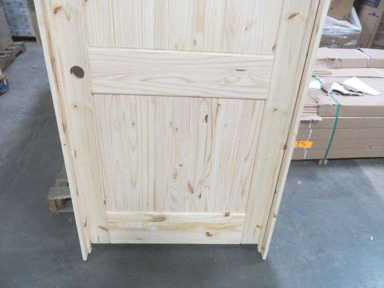 Interior Knotty Pine Door 36"x80" RH 2 PNL (Unassembled)