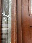 Stained Red Brown Mahogany Brickmold 12x36x12