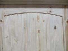 Interior Knotty Pine Door 36"x80" RH 2 PNL (Unassembled)