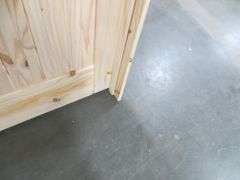 Interior Knotty Pine Door 36"x80" RH 2 PNL (Unassembled)