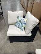 7 Piece Wicker Outdoor Patio Furniture Set - Coffee & Beige