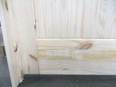 Interior Knotty Pine Door 36"x80" RH 2 PNL (Unassembled)