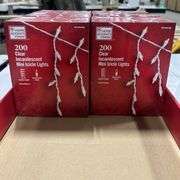 Home Accents Holiday 200 Count Warm White Mini Icicle Lights(6x$)