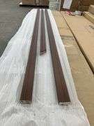 Stained Red Brown Mahogany Brickmold 12x36x12