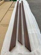Stained Red Brown Mahogany Brickmold 12x36x12