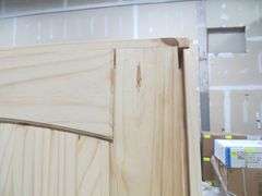 Interior Knotty Pine Door 36"x80" RH 2 PNL (Unassembled)